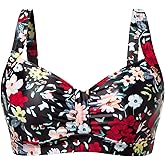 Women Underwire Bikini Top - Supportive Push Up Swim Top Only 2025 Retro Bathing Suit Tops