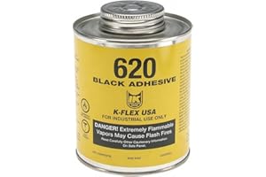 K-Flex Usa Contact Adhesive, 620, 1 Pint, Black (800-620-PTB)