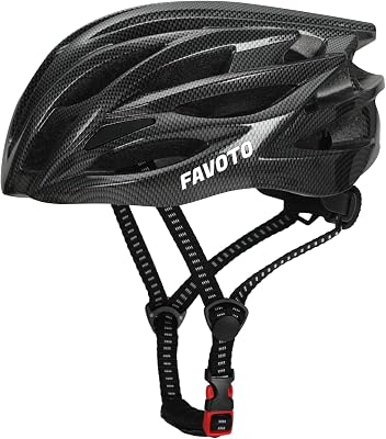 Casque Vélo Adulte, Léger Respirant Homme, Carbone M