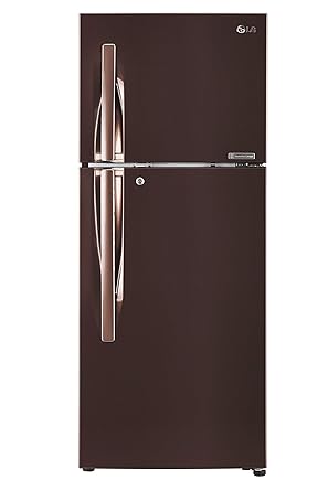 LG 260 L 4 Star Inverter Frost-Free Double-Door Refrigerator (GL-T292RASN, Amber Steel)
