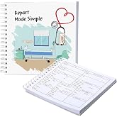 Marspark 1 Pack Nurse Report Sheet Notebook Nurse Essentials Nurse Made Simple Pocket Journals Notebook for Nursing Appreciation Gifts Clinical Supplies