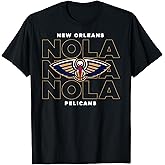 NBA - New Orleans Pelicans Stacked City Logo T-Shirt