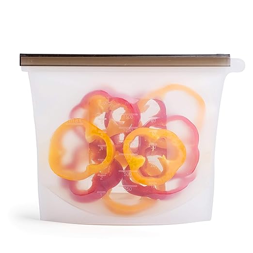 Bolsas reutilizables de silicona ecológica para alimentos | Bolsas ...