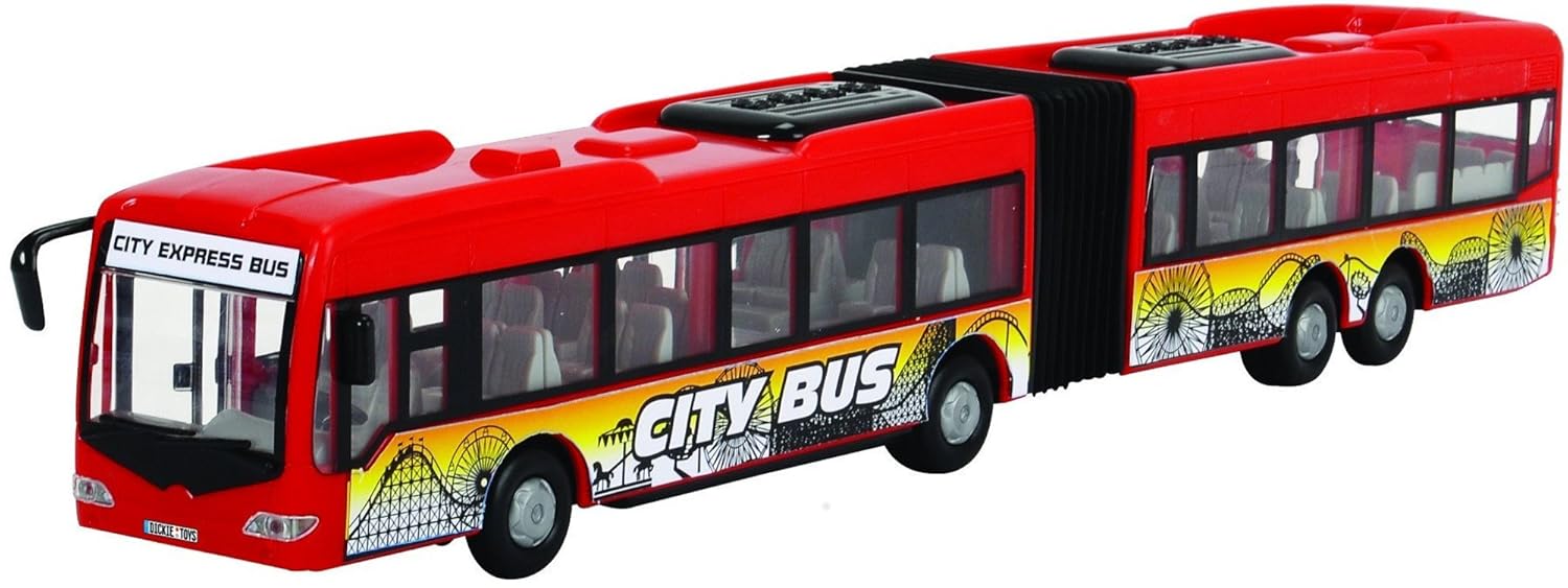 Dickie Toys 203748001 Bus articulé 46 cm City Express Bus Véhicules