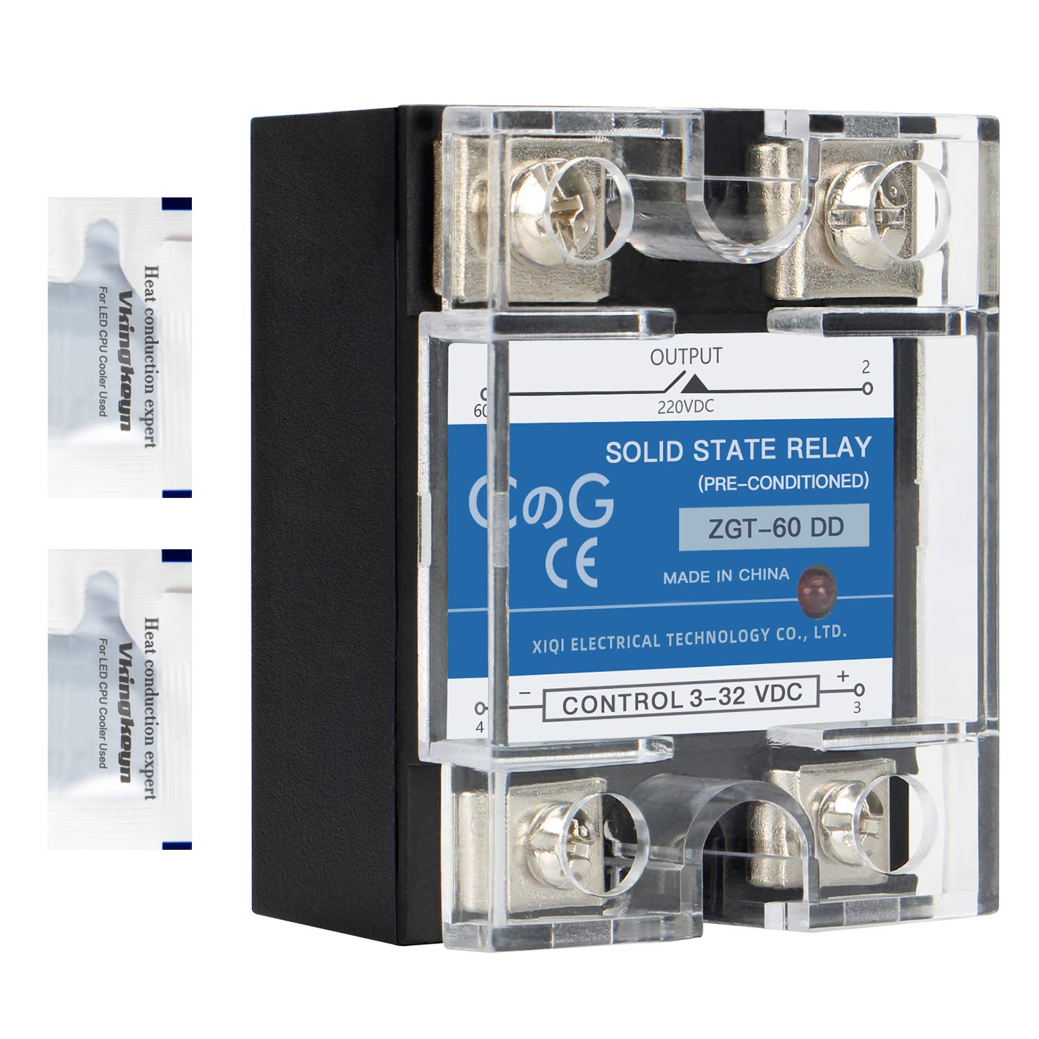 CG Solid State Relay SSR-60DD DC to DC Input