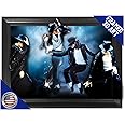 Michael Jackson King of Pop Moonwalk Framed 3D Lenticular Poster - 14.5x18.5" - Unbelievable Life Like Framed 3D Art Pictures, Lenticular Posters, Cool Art Deco, Unique Wall Art Décor