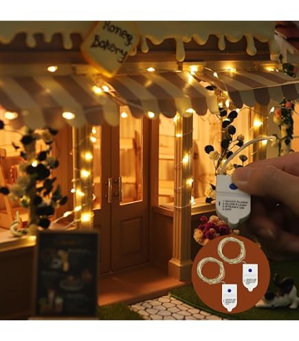 thumbnail image 2 of Dollhouse LED Battery Operated Lght,battery Powered On Off Swtch 2 of 9
