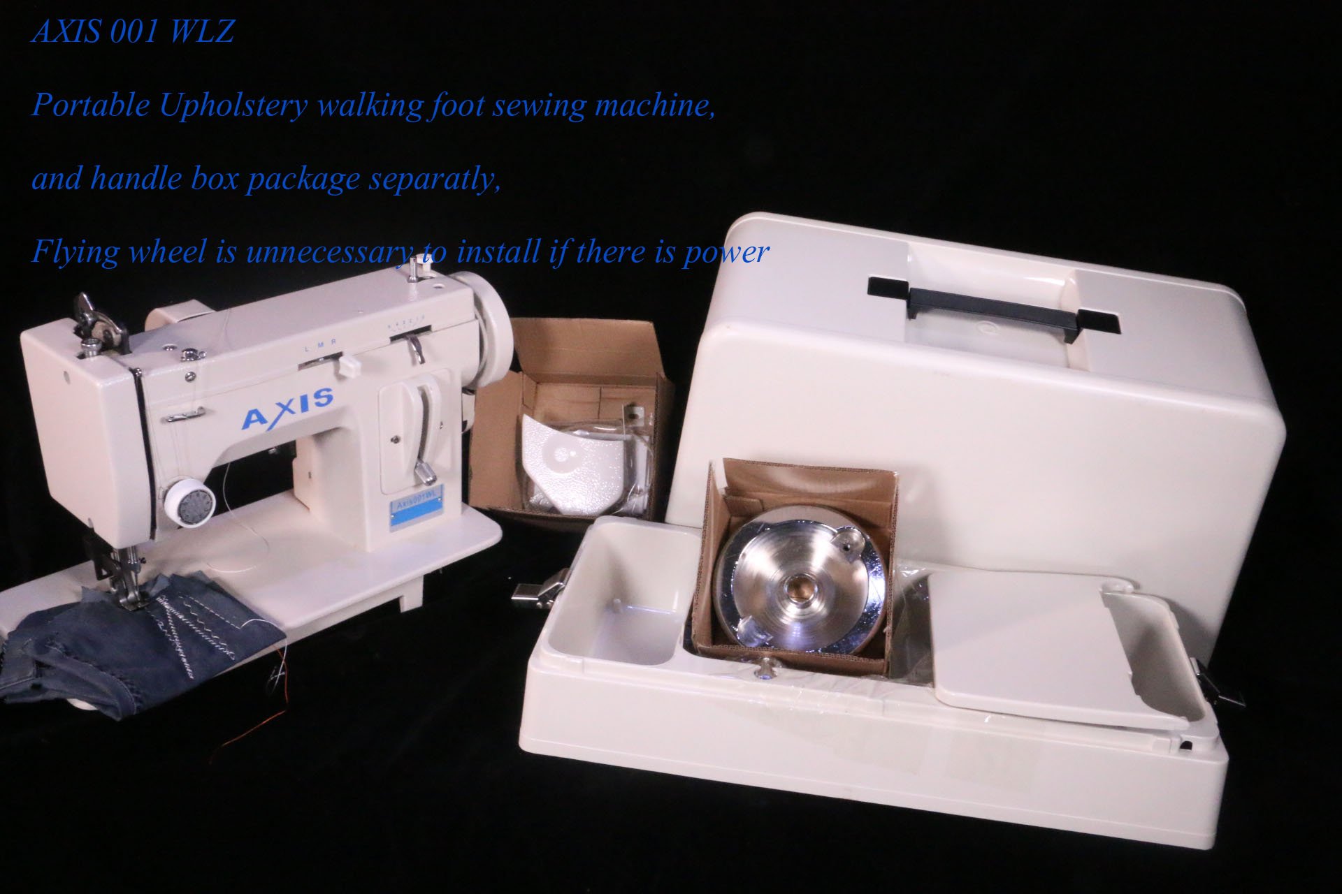 Portable Upholstery Sewing Machine Zig Zag Straight Stitch Heavy Duty