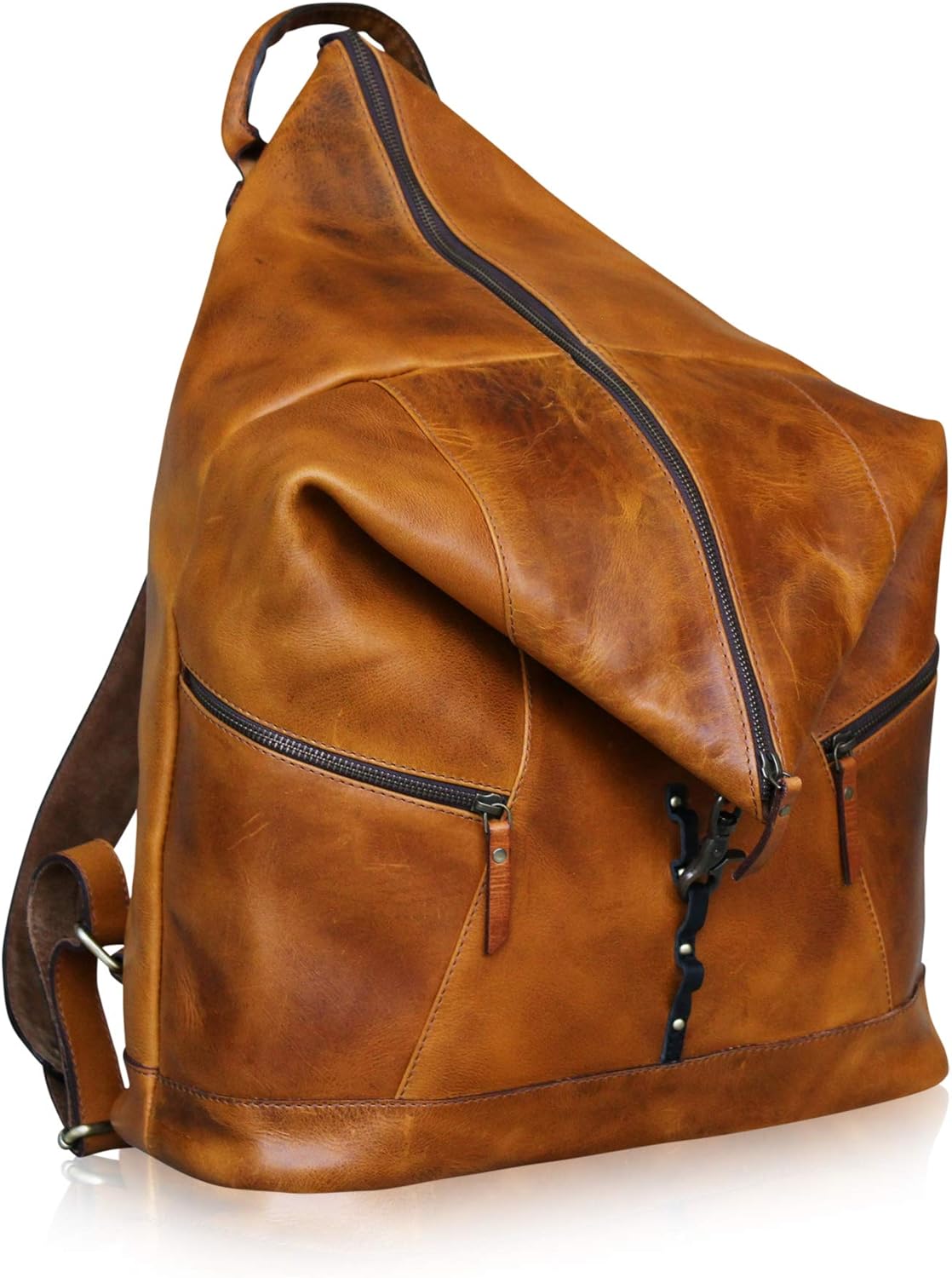 leather backpack camera bag