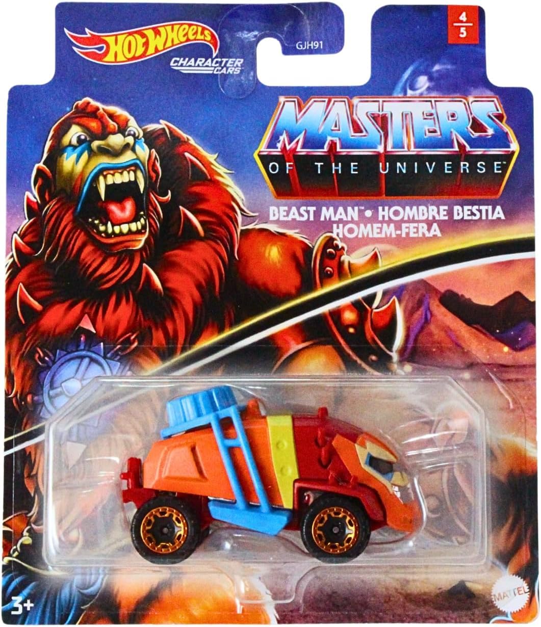 Character Cars Hot Wheels Masters of The Universe Die-cast 1:64 Scale Vehicle Car - Beast Man 4/5