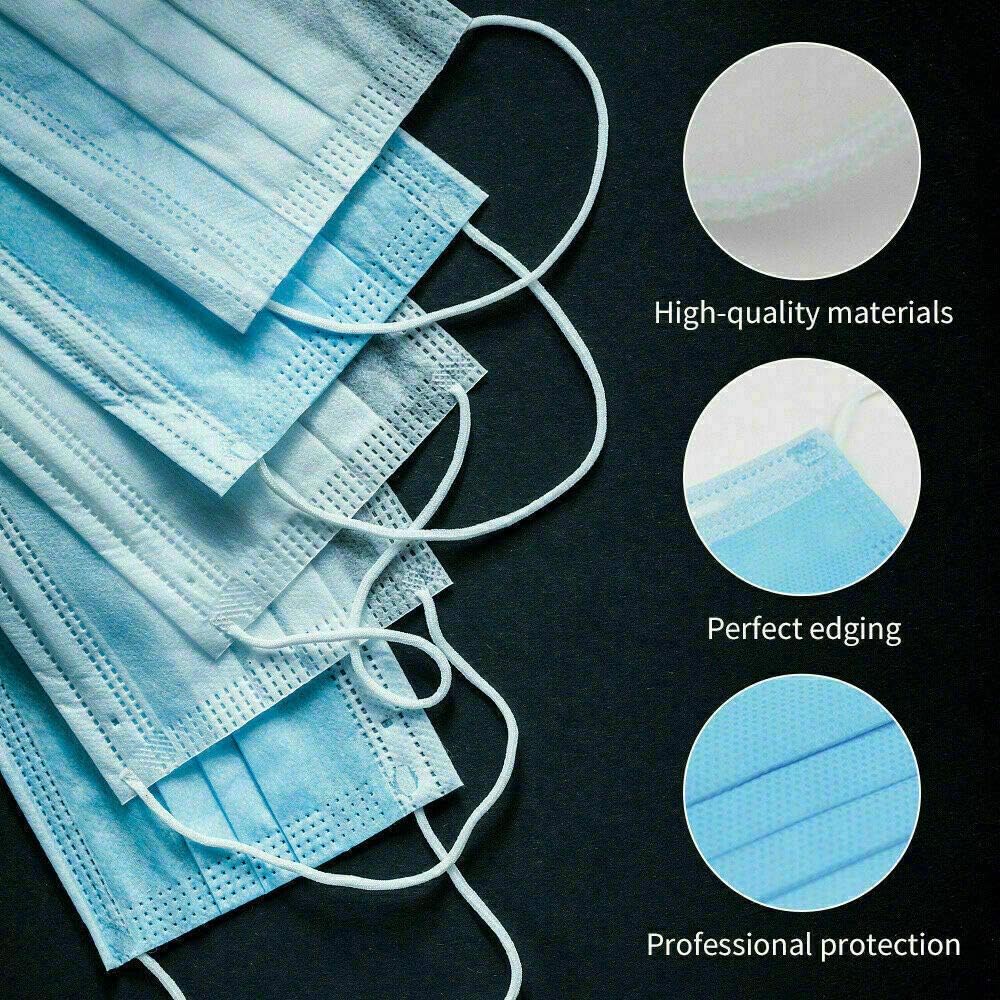 Disposable Face Masks,Anti-Dust Masks Pack of 50/Box: Health & Personal Care