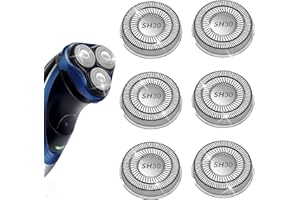 TGSBHIO 6 Pack SH30 Replacement Head Compatible with Philips Norelco Series 3000/2000/1000,New Upgraded SH30 Replacement Double Blades for norelco 1000 Replacement Heads