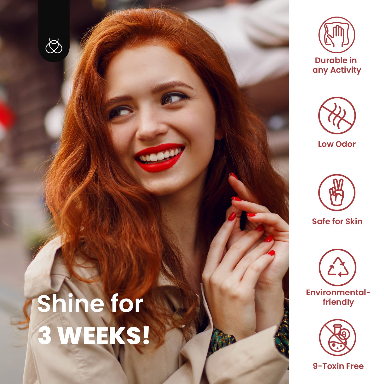 Beetles Jelly Gel Nail Polish Set, 6 Colors Nude Sheer Natural Pink Red Brown Gel Nail Polish Kit for DIY Nail Art Salon Home Gift For Women Girls - Image 6