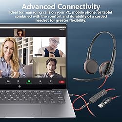 HP Poly Blackwire C3225 Stereo Headset with USB-C