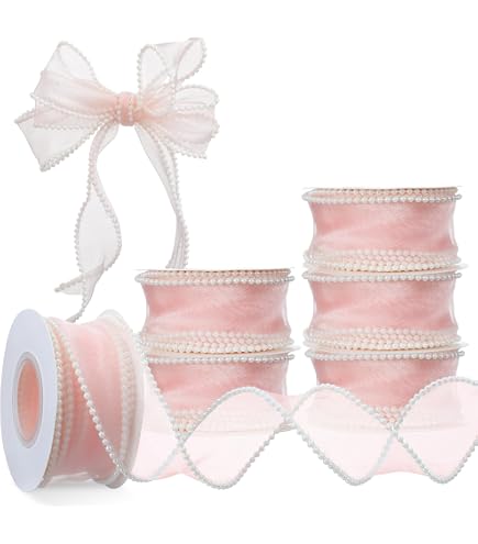 Sewing Edge Ribbon Lace Trim For Sewing Scalloped Edge Ribbon - 20 Yards 1.5 Inch White ...