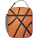 PINEPAL Basketball Lunch Bag For Women Adults Men, Reusable Cute Lunch Box - Leakproof, Insulated Lunch Box Tote With Large Capacity, Cooler Lunch Container For Work/Travel/Office