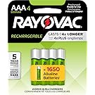 RAYOVAC AAA 4-Pack RECHARGEABLE Batteries, LD724-4OP GENE