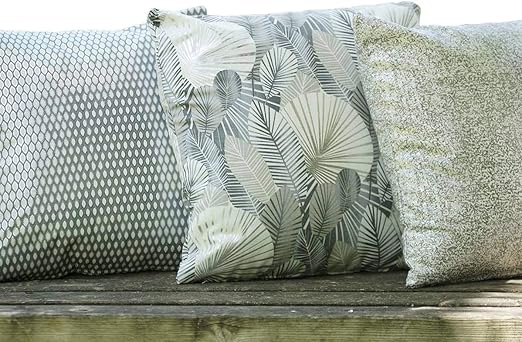 Algodon Blanco - Funda de cojín Metallic Silver 543 30x50 cm - Sin ...