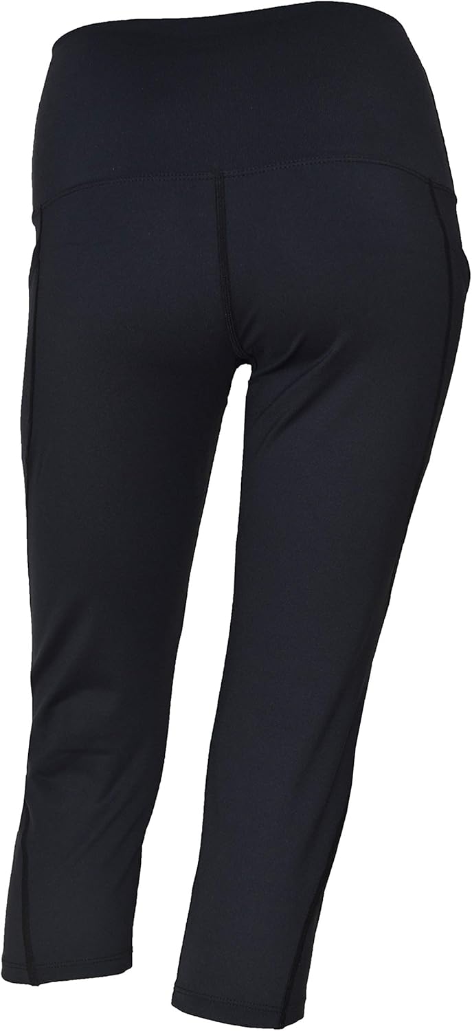 Private Island Women UPF 50+ Beach Capri Shorts Pants Swimsuit Side Pockets Bathing Swim Rash Guard Bottom: Clothing