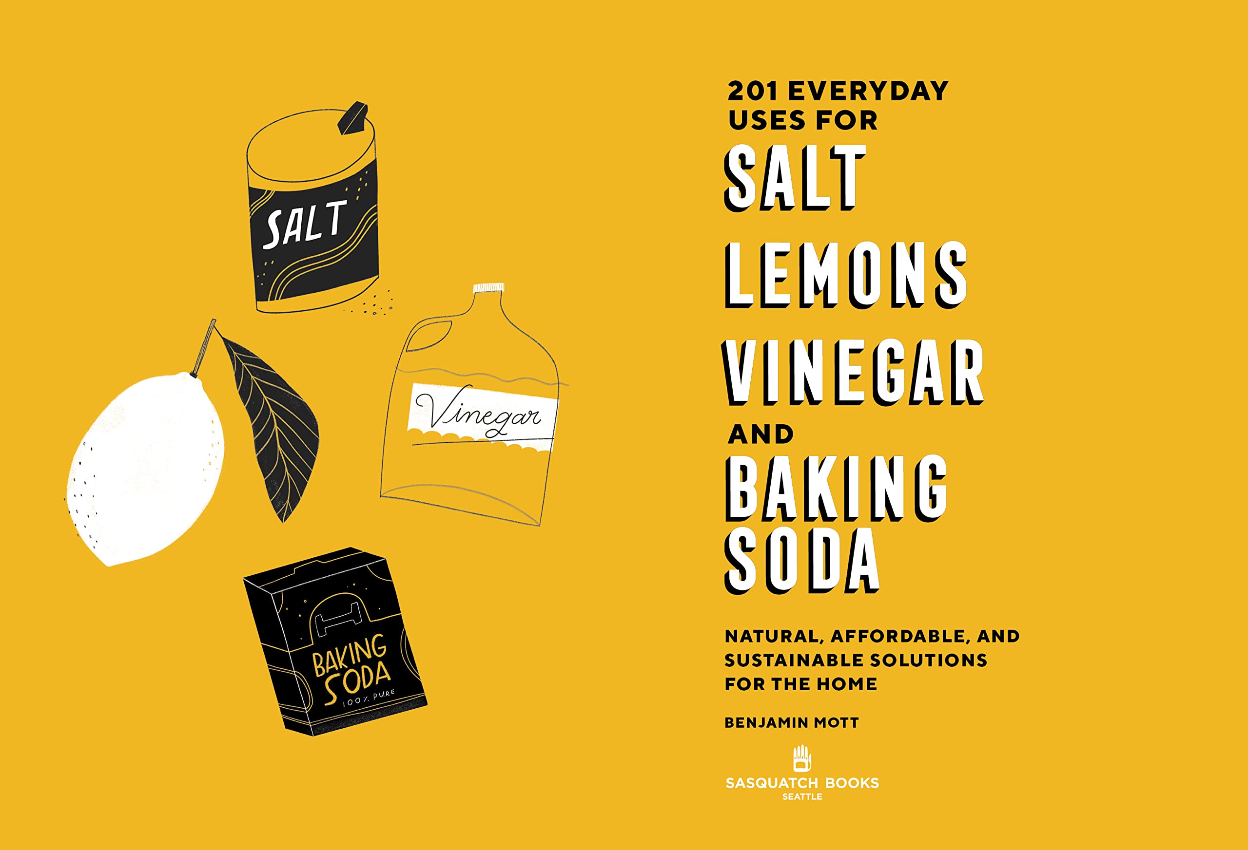 201 Everyday Uses for Salt, Lemons, Vinegar, and Baking Soda: Natural, Affordable, and Sustainable Solutions for the Home