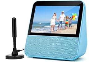 ShinePick 7 inch Portable TV Small Smart tv Mini TV for Camping RV Kitchen Car Home and Travel Use