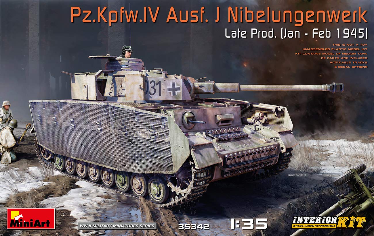 MiniArt MIN35342 1:35-Pz.Kpfw.IV AusfJ Nibelungenwerk Late