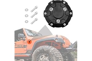 Anina Antenna Base Cover for 2007-2022 Jeep Wrangler JK JKU JL JLU Gladiator JT Steel ABS Antenna Mount Car Aerial Bottom Cover Trim