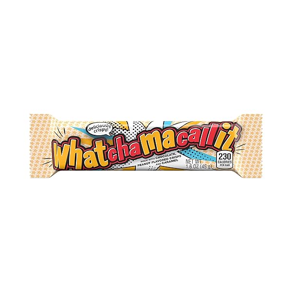 WHATCHAMACALLIT CHOCOLATE CARAMEL PEANUT CRISPS CANDY BARS, 1.6 OZ (36 COUNT)