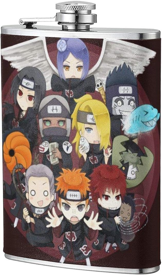 Amazon Japan Anime Naruto Akatsuki Flagon Steel Hip Flask 