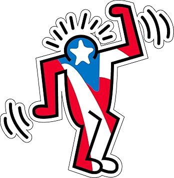 Amazon Com Puerto Rico Graffiti With Flag 4 5 X 4 5 Sticker