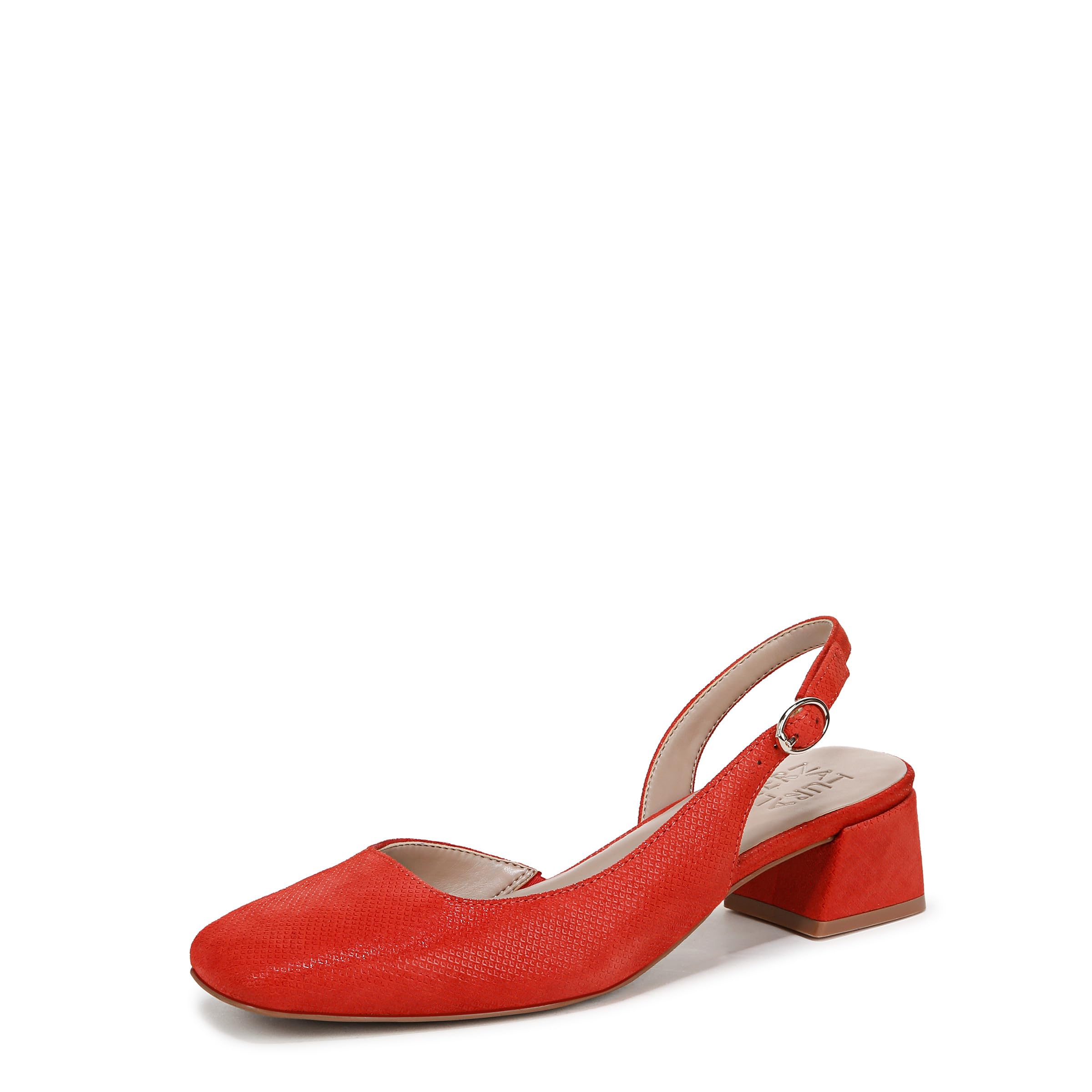 Naturalizer Womens Jayla Pump Maserati Red Suede 10 M