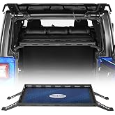 Hooke Road Rear Trunk Cargo Rack Basket Tray for 2007-2026 Jeep Wrangler JK JL 4-Door Hardtops, Sturdy Steel Shelf for Camping Trip Gear