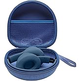 Headphone Case Compatible with Beats, Skullcandy, JBL, Monster Persona 3rd/5th/6th ANC, JLab, QearFun, Soundcore Q20/Q20i/Q30, BERIBES, TOZO, KVIDIO, Picun Foldable Headphones, Blue