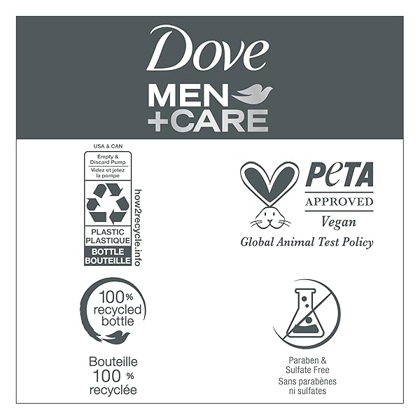 DOVE MEN + CARE 2-IN-1 SHAMPOO + CONDITIONER SANDALWOOD & CARDAMOM OIL FOR THICK & FULL HAIR, + VITAMIN B3 & MINERAL COMPLEX, 17.5 OZ