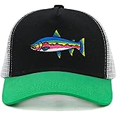 LUDUEIKSW Toddler Trucker Hat for Boys Girls, Adjustable Mesh Back Cap for Kids Ages 2-6