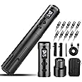 INKCHUM Wireless Tattoo Machine Rechargeable Tattoo Gun Pen, Permanent Makeup Machine with 2 Batteries OLED Display 10W Coreless Motor for Shading, Lining, Eyeliner, Eyebrow, Lips