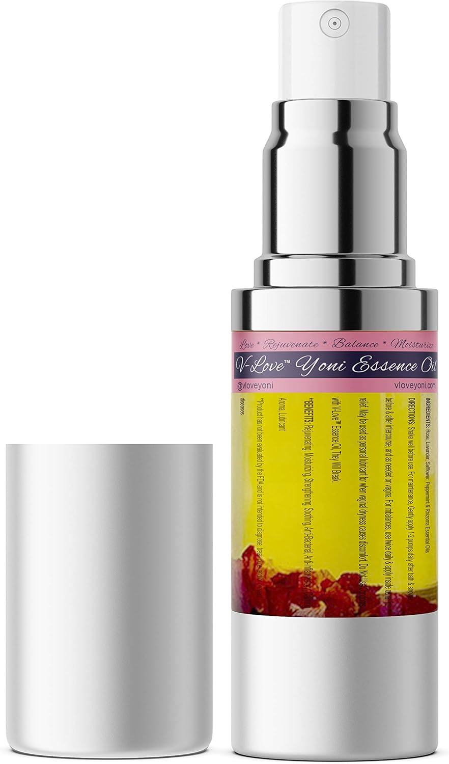 Yoni Essence Feminine Care Oil, Hydrating and Moisturizing Essential Oil Blend with Rose, Lavender, Safflower, Rhizona and Peppermint, Aromatherapy Oil Blend for Women: Health & Personal Care