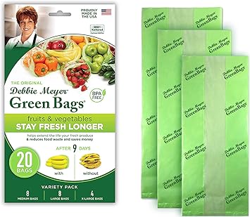 Reusable BPA Free Food Storage Bags 