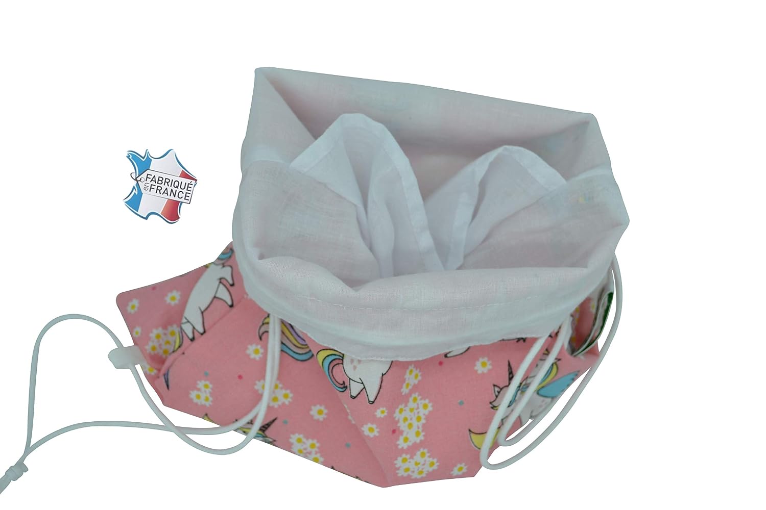 Bebe Puericulture Bavoirs Bavoir Elastique Sans Plastique Bavoirs Licorne 2 Serviettes Table Enfant 2 Coloris En Tissu Coton Et Eponge Avec Passe Tete Elastique Grande Taille Ideale Cantine Ou Nounou Avec Sac