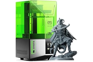 ELEGOO Mars 5 Resin 3D Printer with 4K Mono LCD,Automatic Leveling, Desktop 3D Printer with Printing Size of 5.65 × 3.53 × 5.91 inches
