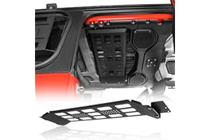 u-Box JLU Rear Overhead MOLLE Panel Storage Bracket Compatible with Jeep Wrangler JL 4-Door Unlimited 2018 2019 2020 2021 202