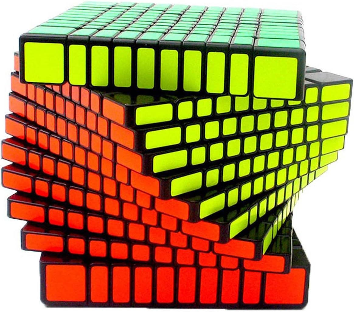 baiou 2x2x2 to 11x11x11 Speed Cube Puzzle Cube Magic Cube sticker Puzzles toy Educational toys (10x10x10)