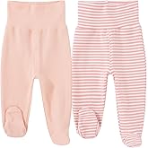 HahaNice Baby Footed Pants Cotton Newborn Leggings 0-12 Months