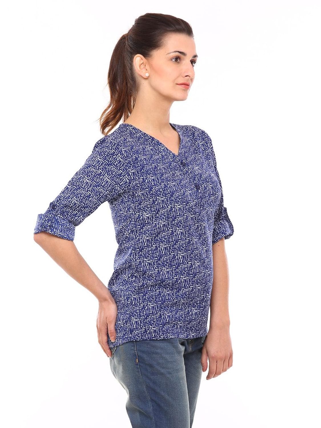 vvoguish women's regular fit cotton top