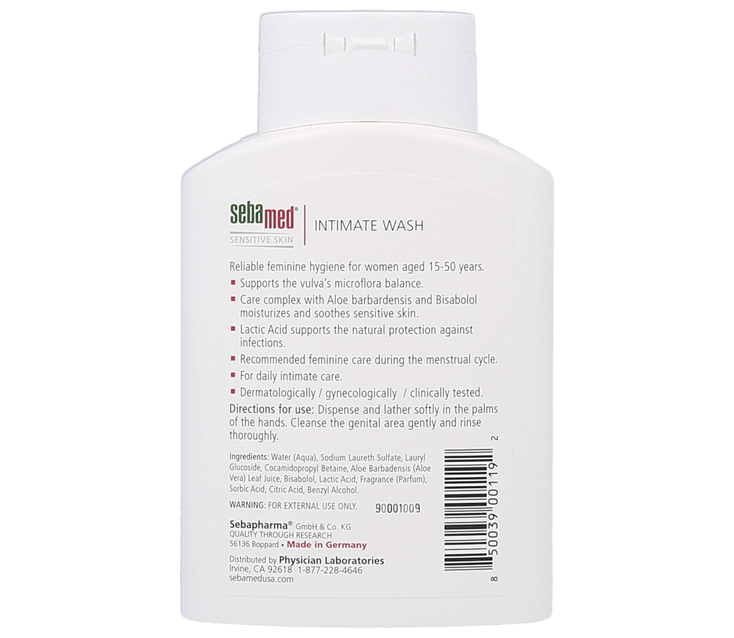 Sebamed Feminine Intimate Wash pH 3.8 Daily Vaginal Hygiene Wash 6.8