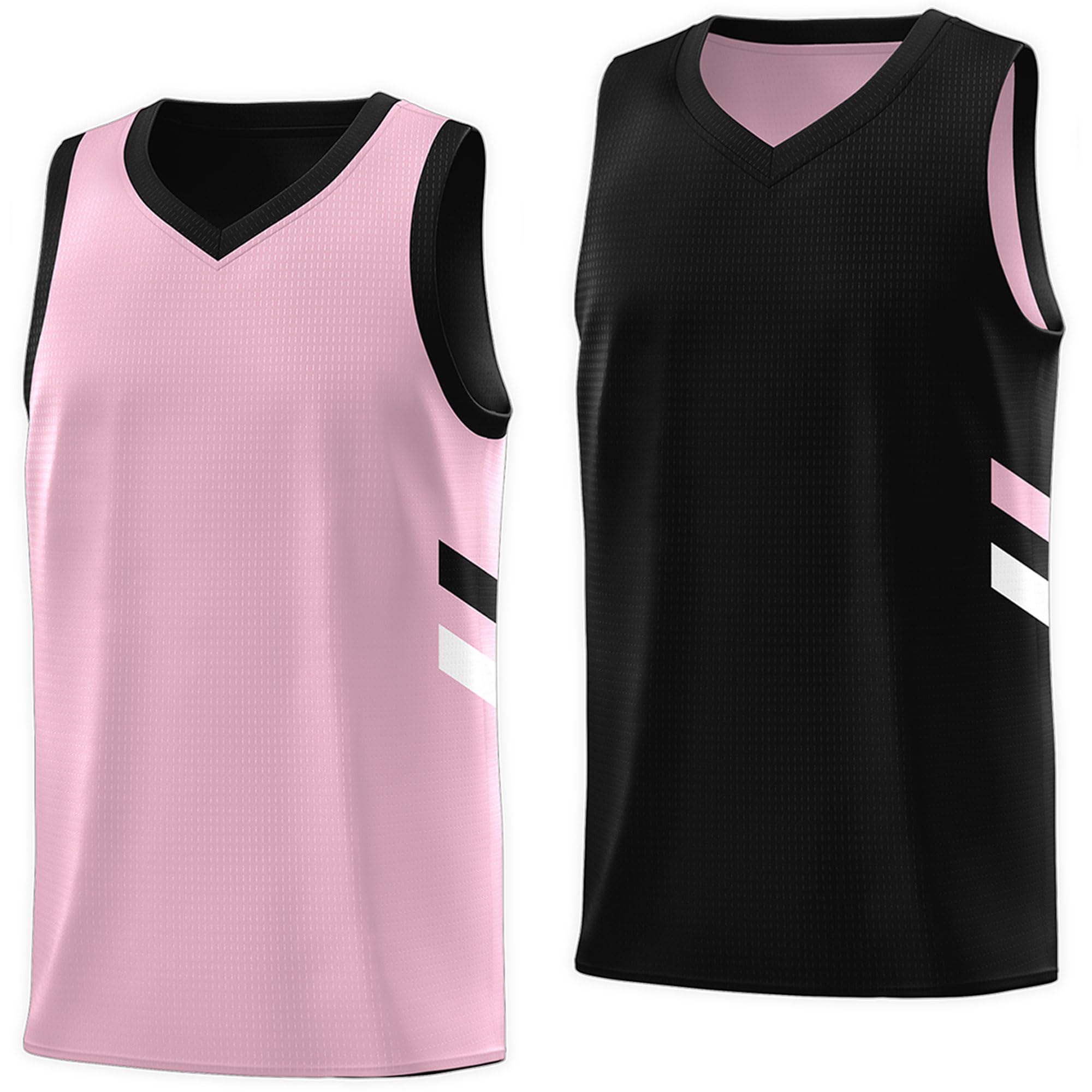 Photo 1 of KXK Blank Youth Reversible Basketball Jersey,Sports Athletic Practice Basketball Shirt 90s Hip Hop Clothing for Boys Girls