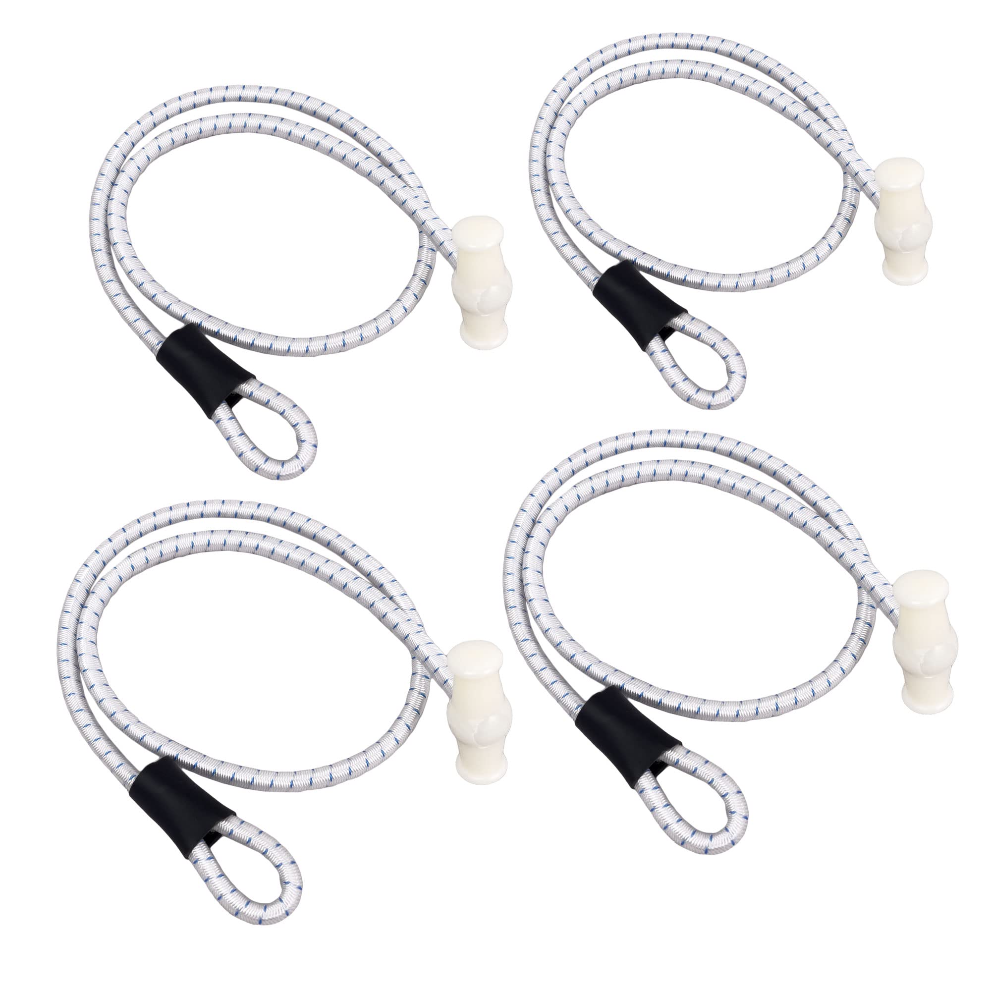 GATE14® Elastic Fender Clamp with Nylon Sleeve Long. 55 cm; Kit 4 pcs