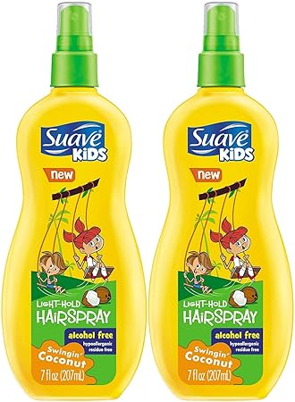 Amazon Com Suave Kids Alcohol Free Light Hold Hairspray Swingin