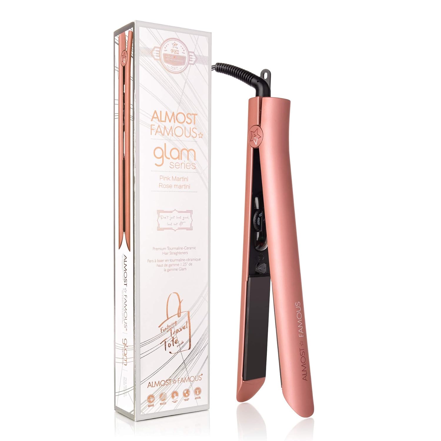 Almost Famous Professional Hair Straightener Flat Iron Pro For