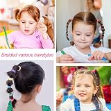 Hanyousheng 100 Pcs Girls Hair Ties Soft Small Seamless Hair Bands view 7